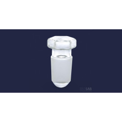 Dop din sticla, slif NS 10/19