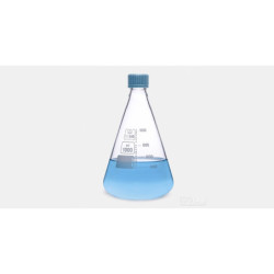 Pahar Erlenmeyer cu capac...