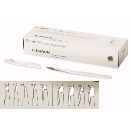 Bisturie De Unica Folosinta B. Braun Cutfix, Sterile, Model 12, 10 Buc ...